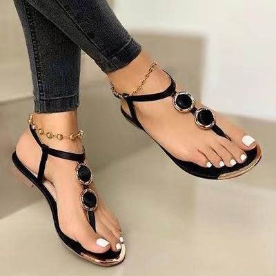 Elegant Comfort Pearl & Diamond Sandals™