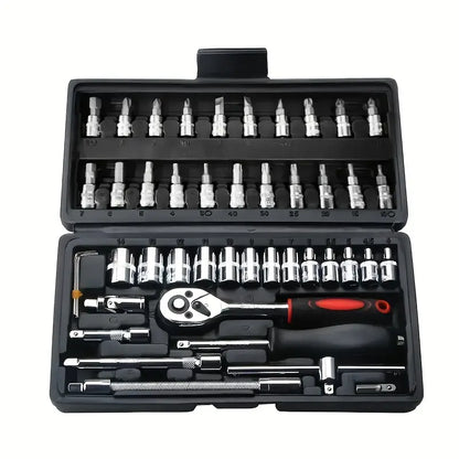 46pcs Ratchet Wrench Kit